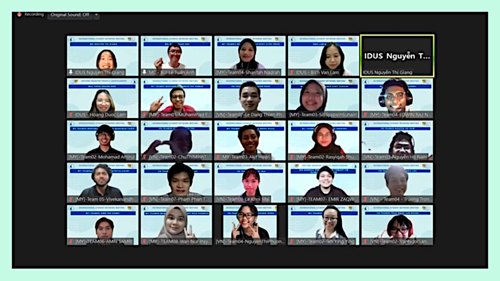 Sinh viên Việt Nam – Malaysia thảo luận trực tuyến ‘Cuộc sống trong đại dịch’
