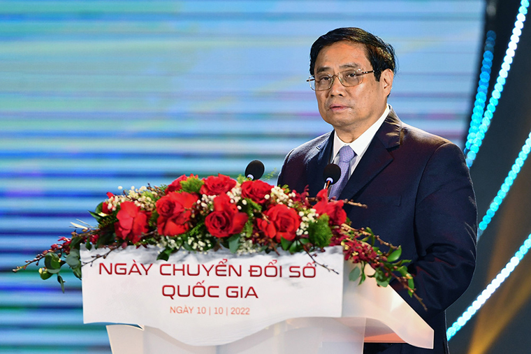 Thủ tướng Chính phủ Phạm Minh Chính công bố thông điệp của Chính phủ về chuyển đổi số quốc gia