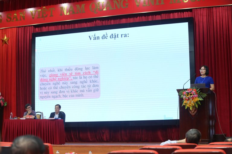 ĐỘNG LỰC THU HÚT GIẢNG VIÊN TẠI CÁC CƠ SỞ GIÁO DỤC ĐẠI HỌC TRONG QUÁ TRÌNH THỰC HIỆN TỰ CHỦ ĐẠI HỌC Ở VIỆT NAM HIỆN NAY
