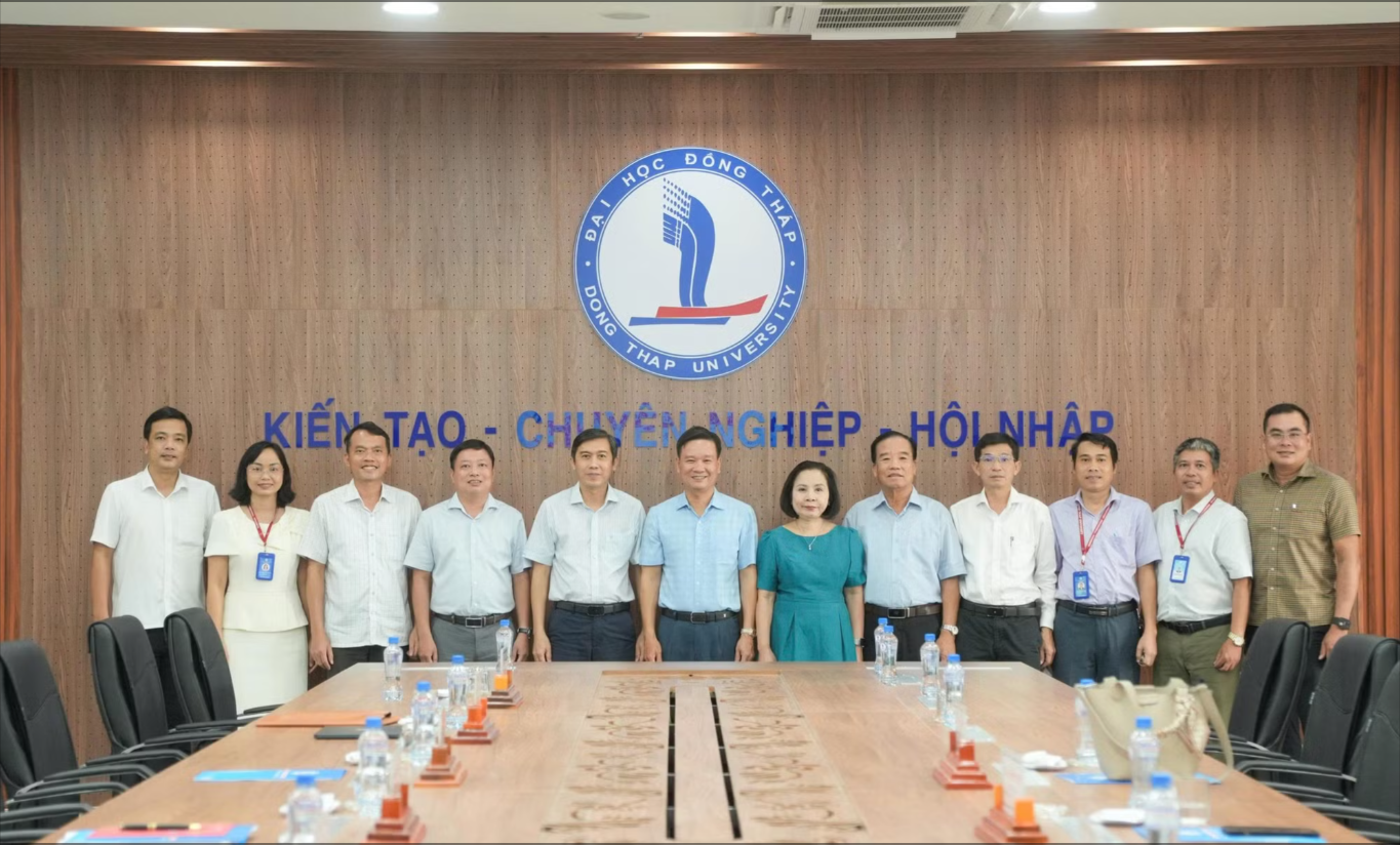 Trường Đại học Đồng Tháp tăng cường kết nối với Hiệp hội Các trường đại học, cao đẳng Việt Nam
